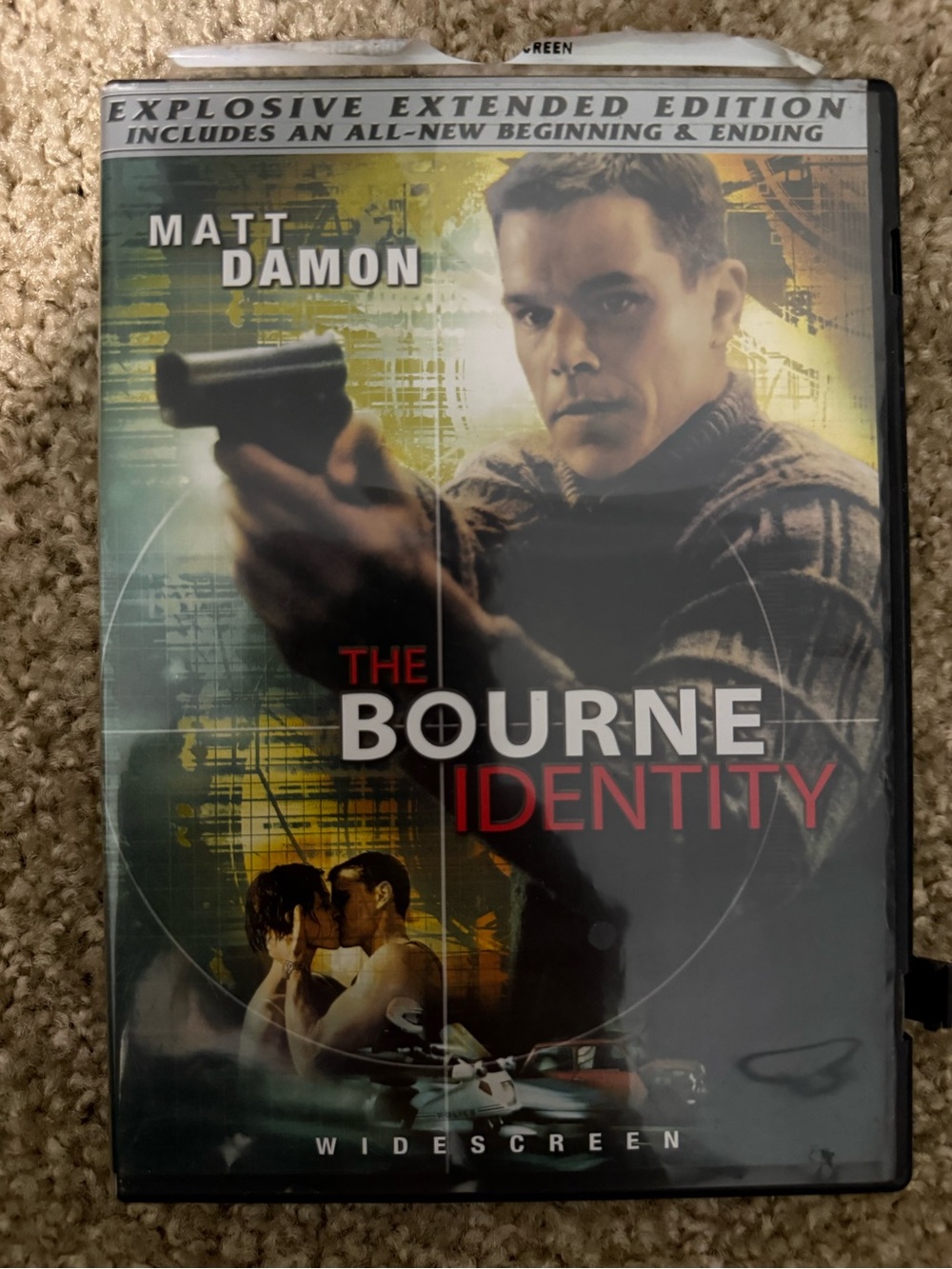 The Bourne Identity Widescreen Extended Edition DVD – Matt Damon Action Thriller